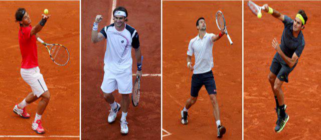 Nadal-Ferrer y Djokovic-Federer, amistad y "venganza" en las semifinales del Roland Garros | FOTOS REUTERS