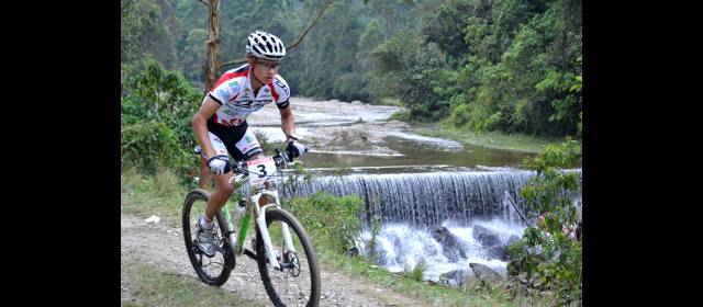 Relevo colombiano logró tercer título consecutivo en México | Fabio H. Castañeda, quien tuvo excelente actuación en pruebas UCI de Chile, hizo parte de la cuarteta de relevos. FOTO ARCHIVO