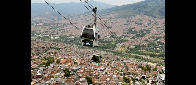 Medellín es líder en innovación | Metrocable es uno de los símbolos de la innovación en Medellín. FOTO JUAN ANTONIO SÁNCHEZ
