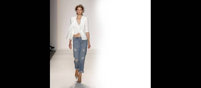 La silueta de los jeans es boyfriend | FOTO AP