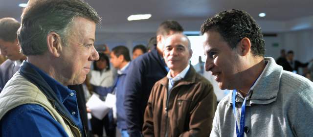 Presidente Santos asegura que las ciudades ahora son más seguras |