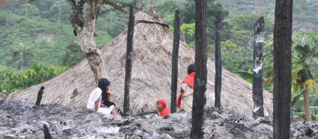 Indígenas wiwa creen que la naturaleza los castigó | La tragedia ocurrió en una zona boscosa de la Sierra, a cinco horas de Santa Marta. FOTO COLPRENSA