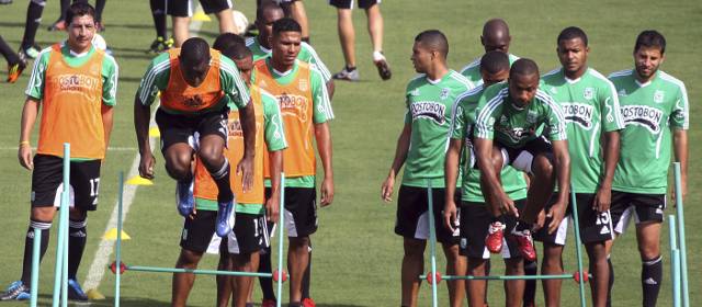Nacional, contra el séptimo del mundo | Los jugadores de Nacional realizaron ayer por la mañana el último entrenamiento en el estadio Atanasio Girardot. FOTO RÓBINSON SÁENZ