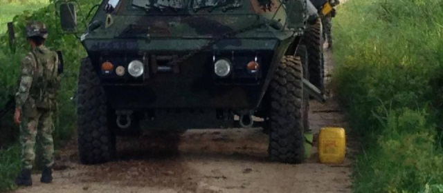 Acusan a Farc y Eln del ataque conjunto a tropas | En este sitio rural de Tame ocurrió el ataque conjunto de las Farc y el Eln. El Ejército realiza operativos en la zona. FOTO CANAL CNC