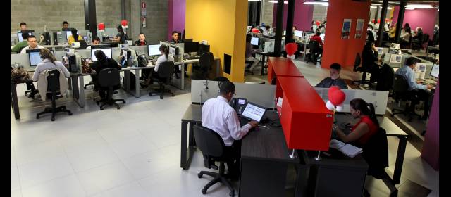 Unisys brinda soporte al mundo desde Rionegro | La atención de este centro de gestión de Unisys se centra en los clientes locales y globales de habla hispana. FOTO JAIME PÉREZ