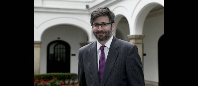 Corte Interamericana sesionará públicamente en Medellín en 2013 | Pablo Saavedra, secretario general de la Cidh, destacó el papel de Medellín. FOTO CANCILLERÍA COLOMBIA