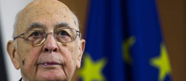 Giorgio Napolitano, presidente de Italia. FOTO AP