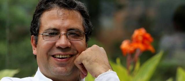 La travesía de Salcedo Ramos | Salcedo Ramos es un periodista curioso y juicioso. Perfeccionista. Sus historias son una narración que obliga a imaginar ese recorrido, por ejemplo, con Wikdi. FOTO CORTESÍA-JULIETA SOLINCEE
