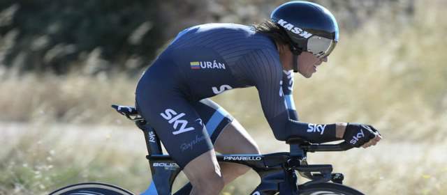 Rigo Urán busca levantar cabeza; Nibali al liderato | Rigoberto Urán fue 17° en la CRI y subió al 13° de la general. Ayer mostró signos de recuperación. FOTO CORTESIA TEAM SKY