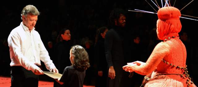 Víctimas mostraron su drama por medio de danza y música en Medellín |