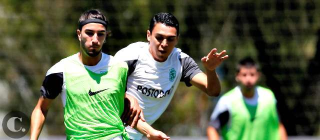 Nacional pretende ser General | Sebastián Pérez y Daniel Bocanegra están concentrados con Atlético Nacional para el partido de esta noche. FOTO JULIO CESAR HERRERA
