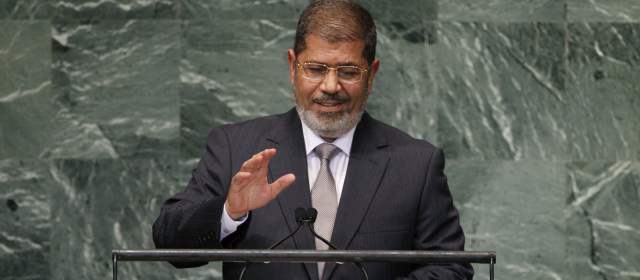 Presidente Mohamed Morsi indicó que no descansará hasta poner fin a la guerra en Siria |