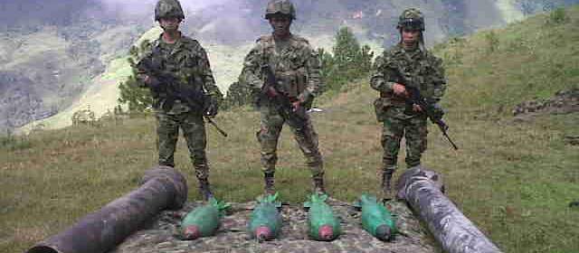 Encuentran granadas de mortero de las Farc en Cauca |