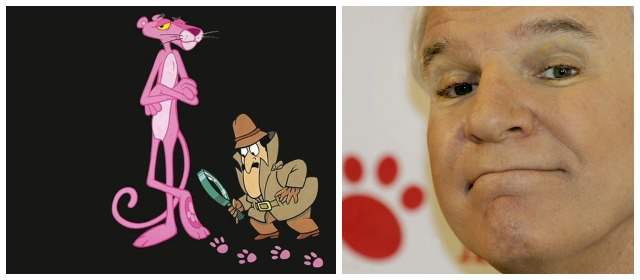 Las más recientes versiones de La pantera rosa en cine están protagonizadas por Steve Martin. Foto CORTESÍA