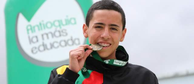Mateo Naranjo es el más ganador en Marinilla | Mateo Naranjo es el delfín en los Juegos. Su meta son cinco medallas de oro y ya ganó tres. FOTO CORTESÍA INDEPORTES