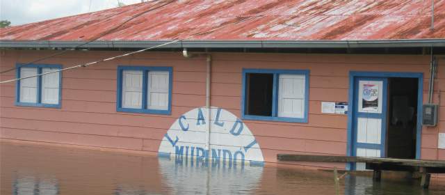 Las inundaciones constantes es uno de los problemas que afronta Murindó FOTO CORTESÍA |