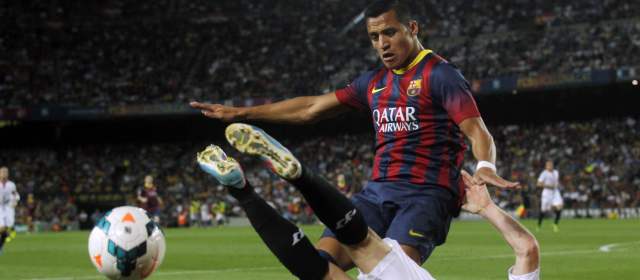 Alexis dio la victoria al Barcelona con un gol en el último minuto |