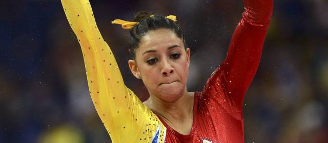 Jessica Gil quedó eliminada en gimnasia artística | Foto: Reuters