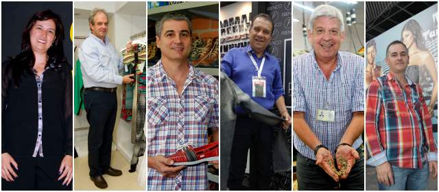 De izquierda a derecha: Yanet Londoño, Luis Javier Zuluaga, Andrés Posada Londoño, Alberto Trejos, Jaime Velásquez, Enrique Gómez. Fotografías: El Colombiano
