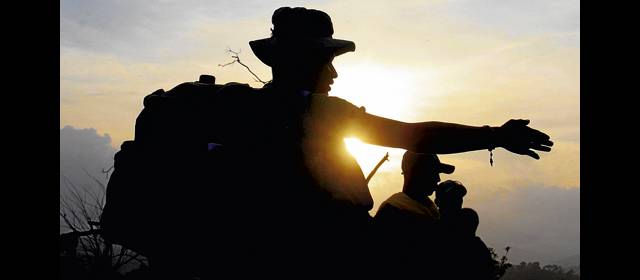 Más de un centenar de menores teme ser reclutado por las Farc | Las Farc dijo a los habitantes de Camparrusia que se llevaría a sus hijos. FOTO DONALDO ZULUAGA