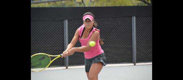 Herazo lucha por sus metas sin presión alguna | La tenista fue bronce en los Bolivarianos de Perú. FOTO FECOLTENIS