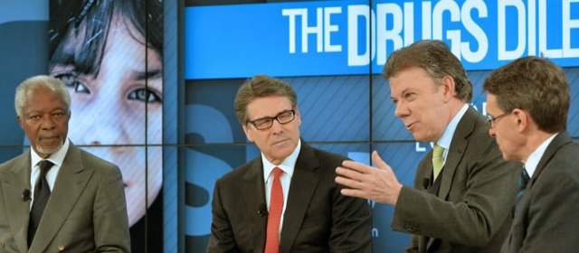 Santos insiste en que debe haber un compromiso mundial contra el narcotráfico