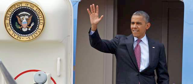 Presidente Obama llegó a Charlotte para ser nominado a la reelección | AP |