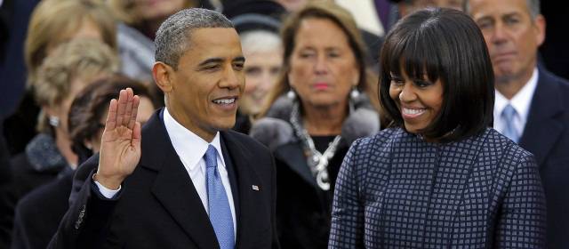 Con austera ceremonia empieza Obama su segundo mandato | Foto: AP