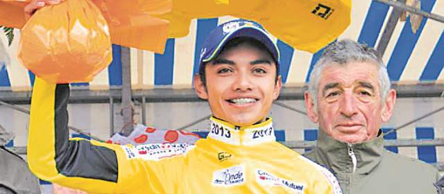 Pupi encabezó día de alegrías afuera | Juan Chamorro es la nueva sangre del pedalismo nacional. FOTO CORTESÍA