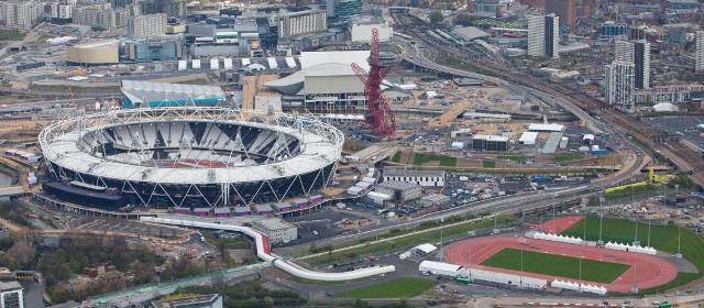 Londres llama al espíritu olímpico a 100 días para los Juegos | Instalaciones Juegos Olímpicos de Londres. FOTO AP