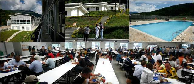 Así se vive en las dos "ciudades" de Hidroituango | Los campamentos Villa Luz, del consorcio CCC Ituango, y Tacuí y Cuní, de EPM, tienen todas las comodidades para directivos y trabajadores. FOTO JULIO CÉSAR HERRERA ECHEVERRI