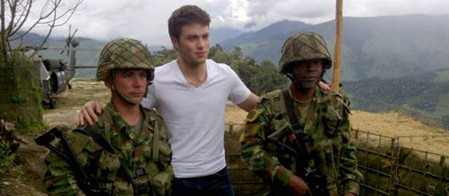 Esteban Santos, a unas horas de ingresar al Ejército Nacional | Foto tomada de @EstebanSantos10 | El hijo menor del presidente Santos ingresó este martes a las filas del Ejército Nacional.