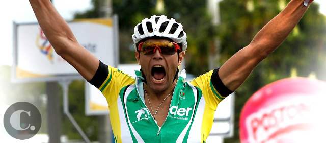 Antioquia tendrá tres días de Vuelta | Andrea Pasqualón (AZT-Arena) fue el ganador claro de la séptima etapa de la Vuelta a Colombia-Supérate. Óscar Sevilla descontó segundos y se acercó aún más al líder Miguel Ángel Rubiano Chávez. La Vuelta va hoy hacia Manizales FOTO julio césar herrera.