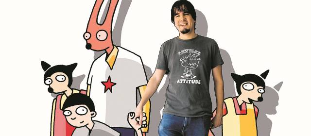 Truchafrita trae sus creaciones | Álvaro Vélez, Truchafrita, es historiador de la Universidad de Antioquia y profesor en la misma institución. FOTO DONALDO ZULUAGA