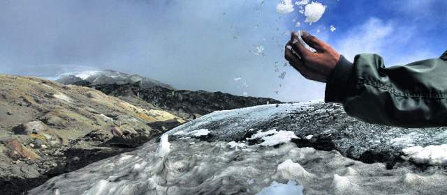 Alerta roja por el cambio climático | El deshielo de los glaciares y las regiones polares ha continuado a ritmo acelerado mientras la temperatura sube. FOTO HENRY AGUDELO