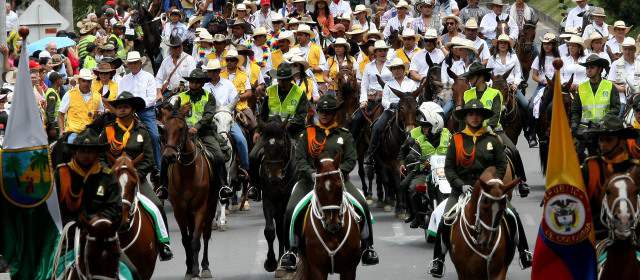 Desfile a caballo: una tradición paisa que vive | El desfile girará en torno al río. FOTO ARCHIVO