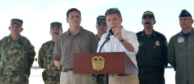 "No aceptaremos atentados contra la población civil o el medio ambiente": Santos |