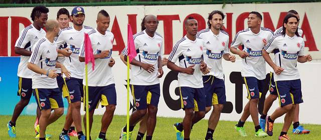 Selección Colombia realizó primera práctica con miras al partido contra Chile | Foto: Colprensa