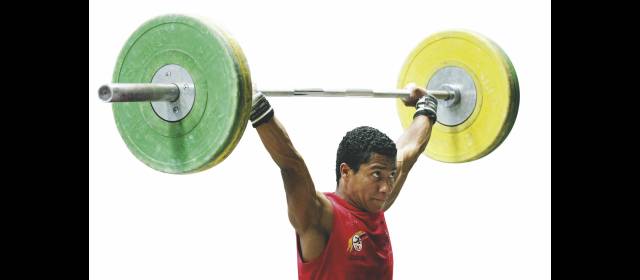 John Jairo Serna, el pequeño Hércules de Colombia | FOTO JUAN A. SÁNCHEZ