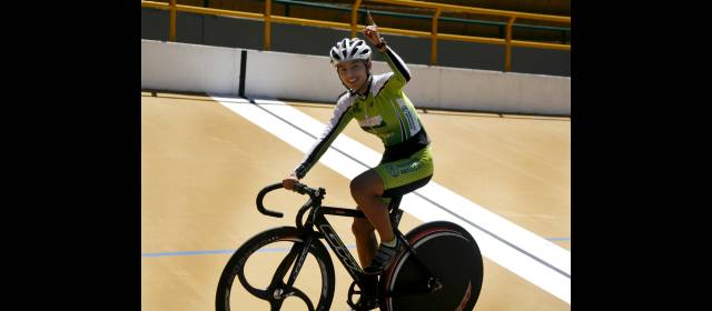 Valentinaganó oro e hizo récord | Valentina Paniagua, figura en Pereira. FOTO ESTEBAN VANEGAS