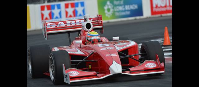 Chaves acaricia el título en Indy Lights | Gabby Chaves estuvo ayer cerca de su tercer triunfo consecutivo en la Indy Lights. Terminó segundo, pero eso le representó cogerle más ventaja al segundo en la general Zach Veach. FOTO CORTESÍA