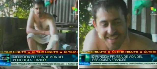 Se conocieron pruebas de vida de Roméo Langlois |