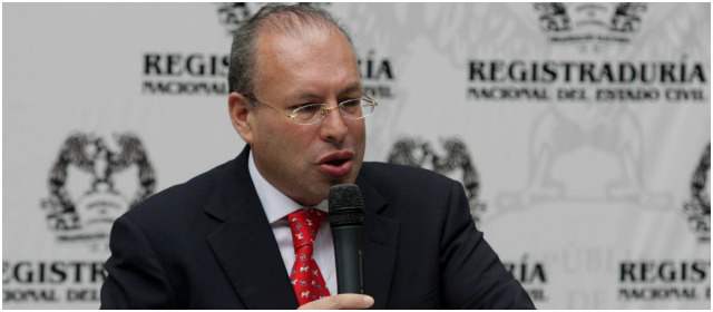 "Daremos los resultados en menos de una hora" | Carlos Ariel Sánchez, registrador del Estado Civil. FOTO COLPRENSA