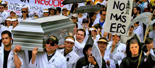La deuda de la salud saldrá de la zona oscura | No hay a la vista nuevas protestas por la reforma de la salud, pero Asmedas Antioquia advierte que se está organizando un paro nacional. FOTO JUAN ANTONIO SÁNCHEZ