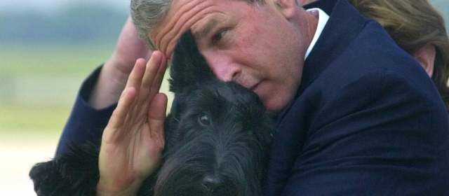 George W. Bush recibió miles de condolencias por la muerte de Barney, su mascota |