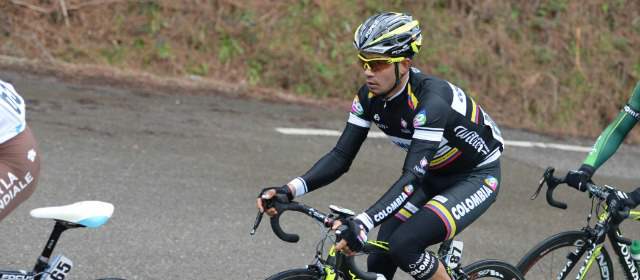 Comienza trajín europeo para los escarabajos | Rodolfo Torres ha luchado insistentemente por la victoria en la Estrella de Besseges, Francia. Ayer estuvo en fuga. FOTO TEAM COLOMBIA