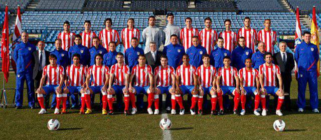 La primera plantilla del Atlético de Madrid posó para la fotografía oficial | FOTO CORTESÍA ATLÉTICO DE MADRID