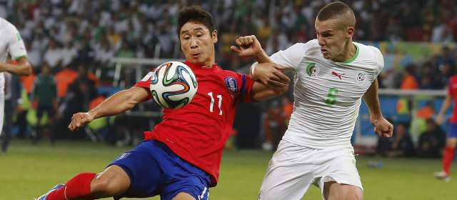 Argelia vence 4-2 a Corea del Sur |