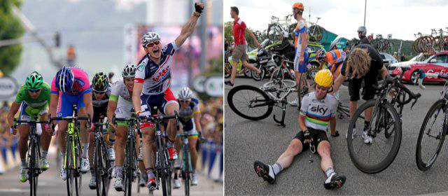Andre Greipel no se cayó y ganó la cuarta etapa del Tour de Francia | Greipel ganó la etapa y Cavendish estuvo involucrado en la caída de la jornada. FOTO REUTERS