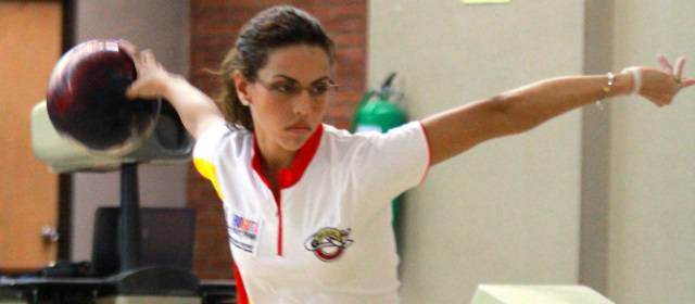 Fue la segunda línea perfecta de Rocío en el año, luego de una que logró en un torneo de la gira Usbc en los Estados Unidos. FOTO COLPRENSA